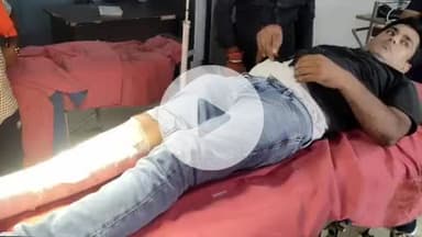 डोमचांच: डोमचांच में डीजे वाहन की चपेट में मोटरसाइकिल सवार गंभीर रूप से घायल