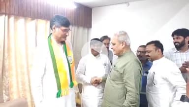 भिवानी: भिवानी पहुंचे लोक निर्माण मंत्री रणबीर गंगवा, विश्राम गृह में पत्रकारों को जीएसटी पर किया संबोधित