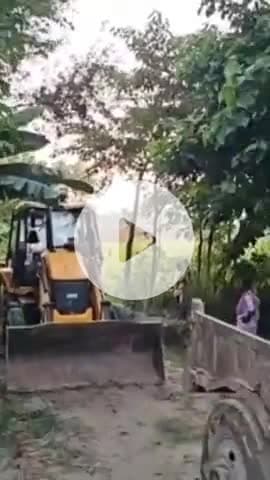 परिहार: परिहार में भूमाफियाओं द्वारा बनाई गई अवैध सड़क ध्वस्त, नहर को किया गया बहाल