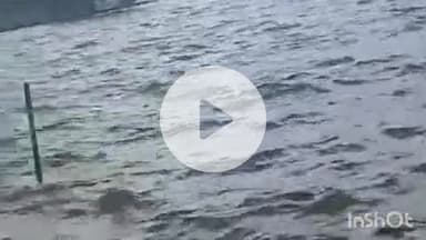 मावली: घासा का गन्धर्व सागर तालाब छलकने को आतुर, लगातार पानी की आवक जारी