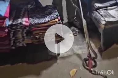 हरिद्वार: हरकीपौड़ी के पास अपर रोड पर कपड़े की दुकान में निकला सांप, मची अफरातफरी, वन विभाग ने किया रेस्क्यू