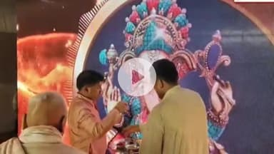 धनौरा: गजरौला शहर में पूजा अर्चना के बाद रामलीला का शुभारंभ हुआ