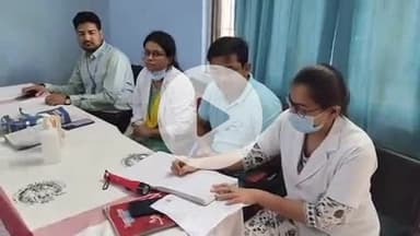 झाझा: कैंसर बीमारी से बचाव के लिए सामुदायिक स्वास्थ्य केंद्र झाझा में स्वास्थ्य विभाग ने लगाया शिविर