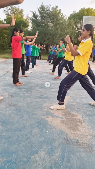 taekwondo ki practis karte balikayen