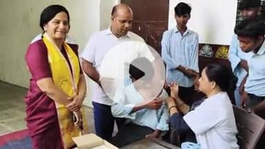 दौसा: रामकरण जोशी विद्यालय में स्वस्थ नारी सशक्त परिवार कार्यक्रम के तहत आयोजित हुआ टीकाकरण कार्यक्रम