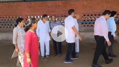 भिवानी: श्राद्ध अमावस्या पर श्री गौशाला ट्रस्ट भिवानी के ट्रस्टी बीमार गायों की जानकारी लेने गौशाला पहुंचे