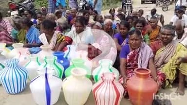 மேலூர்: மேலூர் கல்குவாரிக்கு எதிராக காலி குடங்களுடன் குவாரி முன்பு மறியலில் ஈடுபட்ட பொதுமக்களால் பரபரப்பு
