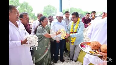 धार: धार जिले के धामनोद में कपास खरीदी का शुभारंभ, केंद्रीय राज्यमंत्री ने किया पूजन, पहली गाड़ी ₹9051 प्रति क्विंटल बिकी