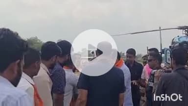 बांसवाड़ा: तलवाड़ा हवाई पट्टी पर मुख्यमंत्री का भाजपा पदाधिकारियों और कार्यकर्ताओं ने किया स्वागत