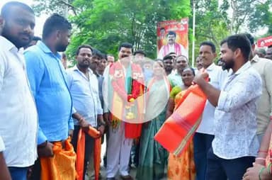 బూర్గంపహాడ్: బూర్గంపాడులో ఇందిరమ్మ నమూనా గృహమును ప్రారంభించిన పినపాక ఎమ్మెల్యే పాయం వెంకటేశ్వర్లు