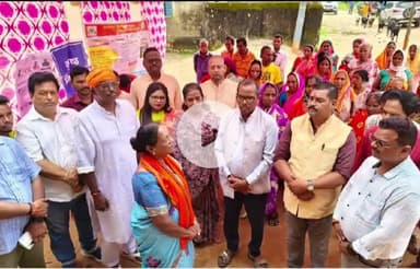 सिमडेगा: भाजपा सिमडेगा ने मेरामडेगा में सेवा पखवाड़ा के तहत नि:शुल्क स्वास्थ्य जांच शिविर का किया आयोजन