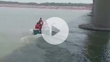 बाह: चंबल नदी में दूसरे दिन भी नहीं मिला पहाड़पुरा के अधेड़ का सुराग