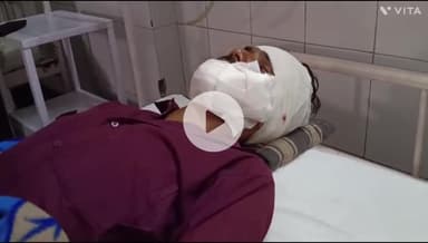 बांसवाड़ा: खांड़ा डेरा गांव में मजदूर के चेहरे पर कटर मशीन से लगी चोट, एमजी अस्पताल में उपचार जारी