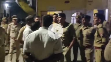 प्रतापगढ़: नवागत एसपी दीपक भूकर ने ड्रोन अफवाह और त्योहार को लेकर शहर में किया मार्च, दिए आवश्यक निर्देश