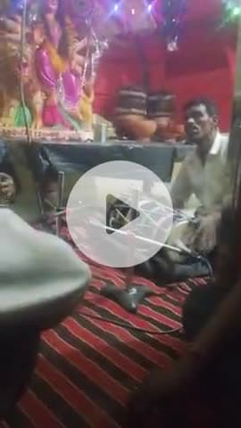 आज ग्राम दौलतपुर में भजन संध्या कार्यक्रम में शामिल हुआ