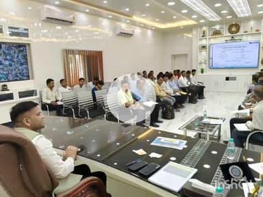 बेगूसराय: पेयजल स्वच्छता पर जल शक्ति मंत्रालय द्वारा वीसी के माध्यम से बैठक आयोजित, कार्यालय कक्ष से जुड़े डीएम