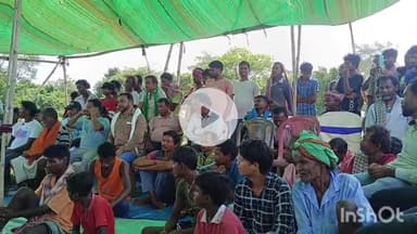 शिकारीपाड़ा: शिकारीपाड़ा के शहरपुर में पत्थर खदान लीज स्वीकृति के लिए कार्यक्रम आयोजित