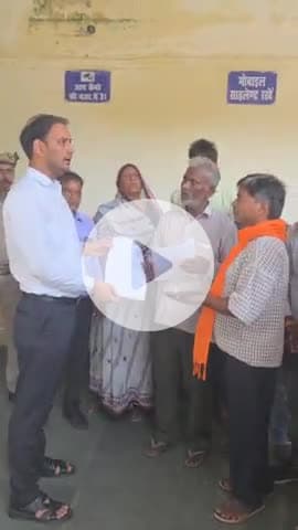 मन्दिर में पूजा करने गये ग्रामीण को दबंगों ने पीटा, एसडीएम से की शिकायत