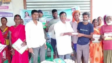 भंडरा: सेन्हा: भंडरा उदरंगी पंचायत के हाटी गांव में पशु चिकित्सा शिविर, 466 पशुओं का मुफ्त इलाज व दवा वितरण