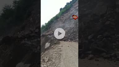 अर्की का मांजू-खनलग सड़क मार्ग फिर से बंद, सुबह लैंडस्लाइड से रुकी आवाजाही