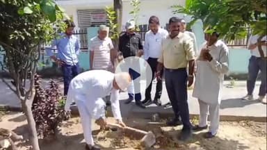 जगाधरी: यमुनानगर: कांग्रेस कार्यकर्ताओं और नेताओं ने बहन कुमारी सियालदह का जन्मदिन मनाया, पौधारोपण किया