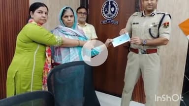 चूरू: चूरू जिला पुलिस ने हेड कांस्टेबल स्व. अजीत सिंह के परिवारजनों को दी ₹5 लाख सहायता राशि