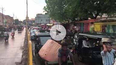 गोपद बनास: यातायात पुलिस चेकिंग में व्यस्त, शहर में हर घंटे लग रहा जाम