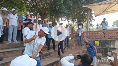 मेदिनीनगर (डालटनगंज): सेवा पखवाड़ा के तहत भाजपा कार्यकर्ताओं ने चलाया स्वच्छता अभियान, पलामू सांसद विष्णु दयाल राम भी हुए शामिल