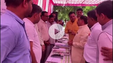 चूरू: राज्य वित्त आयोग के अध्यक्ष डॉ. अरुण चतुर्वेदी ने गांव जसरासर में शिविर का किया अवलोकन