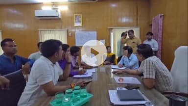 झालरापाटन: झालावाड़ शहर में पेयजल समस्या को लेकर भाजपा मंडल अध्यक्ष व पार्षदों की जलदाय अधिकारियों से तीखी नोंकझोंक