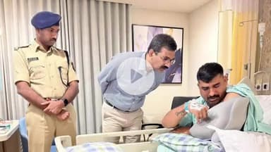 ગાંધીનગર: શહેરના અંબાપુર કેનાલ પાસે એન્કાઉન્ટરમાં ઇજાગ્રસ્ત પોલીસની ખબર  અંતર પૂછવા ડીજીપી પહોંચ્યા