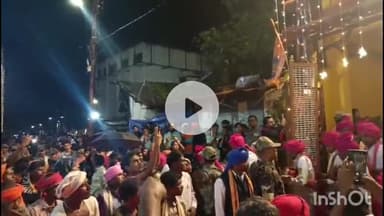 जगदलपुर: बस्तर दशहरा में फूल रथ की दूसरी परिक्रमा पूरी, रथ खींचने के लिए बड़ी संख्या में ग्रामीण और नगरवासी उमड़े