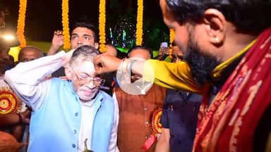 ओरमांझी: बूटी मोड़ स्थित महाशक्ति दुर्गा पूजा समिति के दुर्गा पूजा पंडाल का राज्यपाल ने किया उद्घाटन