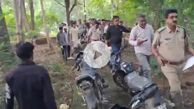 खंडवा नगर: शव के साथ छेड़छाड़ करने वाले आरोपी को जाँच के लिए कब्रिस्तान ले जाया गया, लोगों ने घेरा