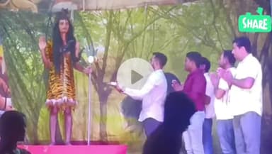 शिव धनुष को तोड़ने की राजाओं ने की जोर आजमाइश, लक्ष्मण -परशुराम संवाद पर खूब बजी तालिया