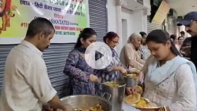 सोलन: सोलन में नवरात्रों पर विशाल भंडारा आयोजित, श्रद्धालुओं की उमड़ी भीड़