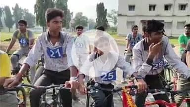 कोडरमा: खेलो इंडिया और फिट इंडिया के तहत जेजे कॉलेज से महाराणा प्रताप चौक तक साइक्लोथन मैराथन का आयोजन