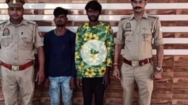 गाज़ीपुर: नंदगंज पुलिस ने फैक्ट्री से चोरी करने वाले 2 चोरों को किया गिरफ्तार, चोरी का सामान बरामद