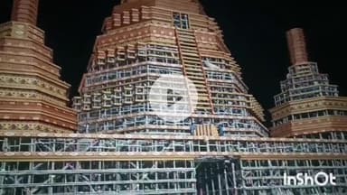 मुंगेर: कल्याणपुर में अरुण मंदिर के स्वरूप का पंडाल, तैयारी ज़ोरों पर