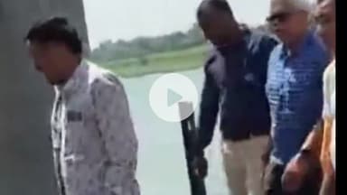 बासोदा: गंज बासौदा में एसडीएम ने दुर्गा प्रतिमा विसर्जन स्थल का निरीक्षण किया