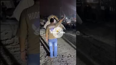 सोलन में सीधा  करते ही दूसरी तरफ पलट गई पिकअप, मंगवानी पड़ी  दो करेने