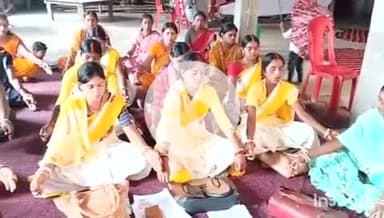 पतरातू: भुरकुंडा बाजार के खोपड़िया बाबा धर्मशाला में आचार्या अभ्यास वर्ग संपन्न