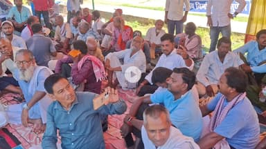 कोशी नव निर्माण मंच का सुपौल में धरना सम्पन्न। (अपनी पीड़ा बताती कोशी पीड़ित)