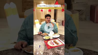 Unlimited Satvik Navratri Food Buffet at Just ₹499 😍👌 #ytshorts #satvikfood #prayagraj