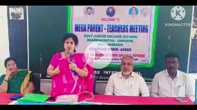 దేవరుప్పుల: తల్లిదండ్రులు సహకరిస్తే విద్యార్థుల సర్వతోముఖభివృద్ధికి కృషి చేస్తాం:ఇంటర్ బోర్డ్ జాయింట్ సెక్రెటరీ కంజర్ల వసుంధర