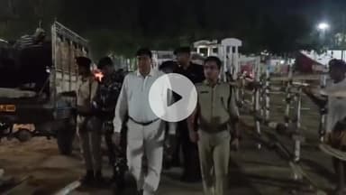 बक्सर: डीएम-एसपी पहुंचे किला मैदान, रावण दहन स्थल का किया निरीक्षण