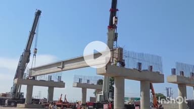 मुंगेर: फ्लाईओवर निर्माण में तेज़ी, पिलर पर गर्डर चढ़ाए गए, रामनगर थाना से सफियाबाद रेलवे ट्रैक तक बनेगा