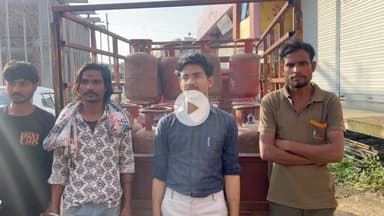 झालरापाटन: बकानी: बकानी में अवैध गैस रिफलिंग करते 25 सिलेंडर रसद विभाग ने किए जब्त