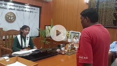 रामपुर: जिलाधिकारी ने डीएम कार्यालय में एक दिन के लिए छात्रा को बनाया डीएम