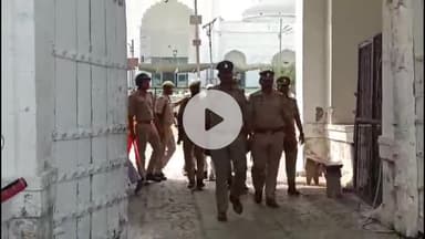 शाहबाद: गल्ला मंडी स्थित जामा मस्जिद में कड़ी सुरक्षा व्यवस्था के बीच जुमा की नमाज संपन्न हुई